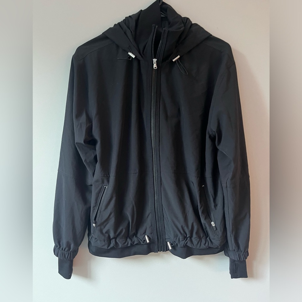 Lou & Grey Black Featherweight Track Jacket - Size XS
